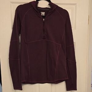 Columbia Deep Purple Quarter-Zip Top